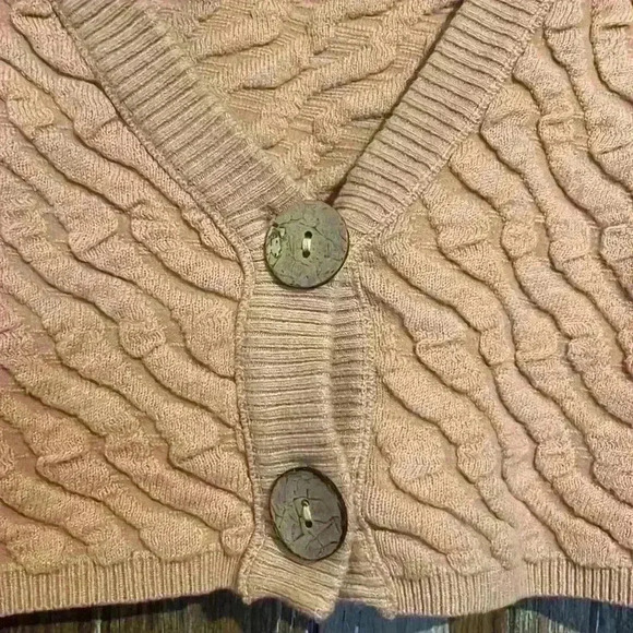 EUC FREE PEOPLE BEACH CROPPED CARDIGAN - Picture 3 of 4